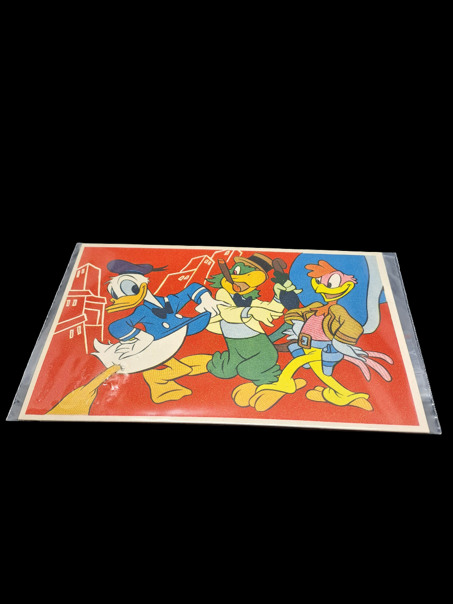 Postcard. The Three Caballeros. Disney.