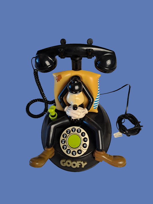 Disney Goofy Vintage Telephone / Disney Fedtmule Vintage Telefon