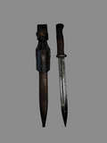 WW2 K98 German Bayonet with Scabbard