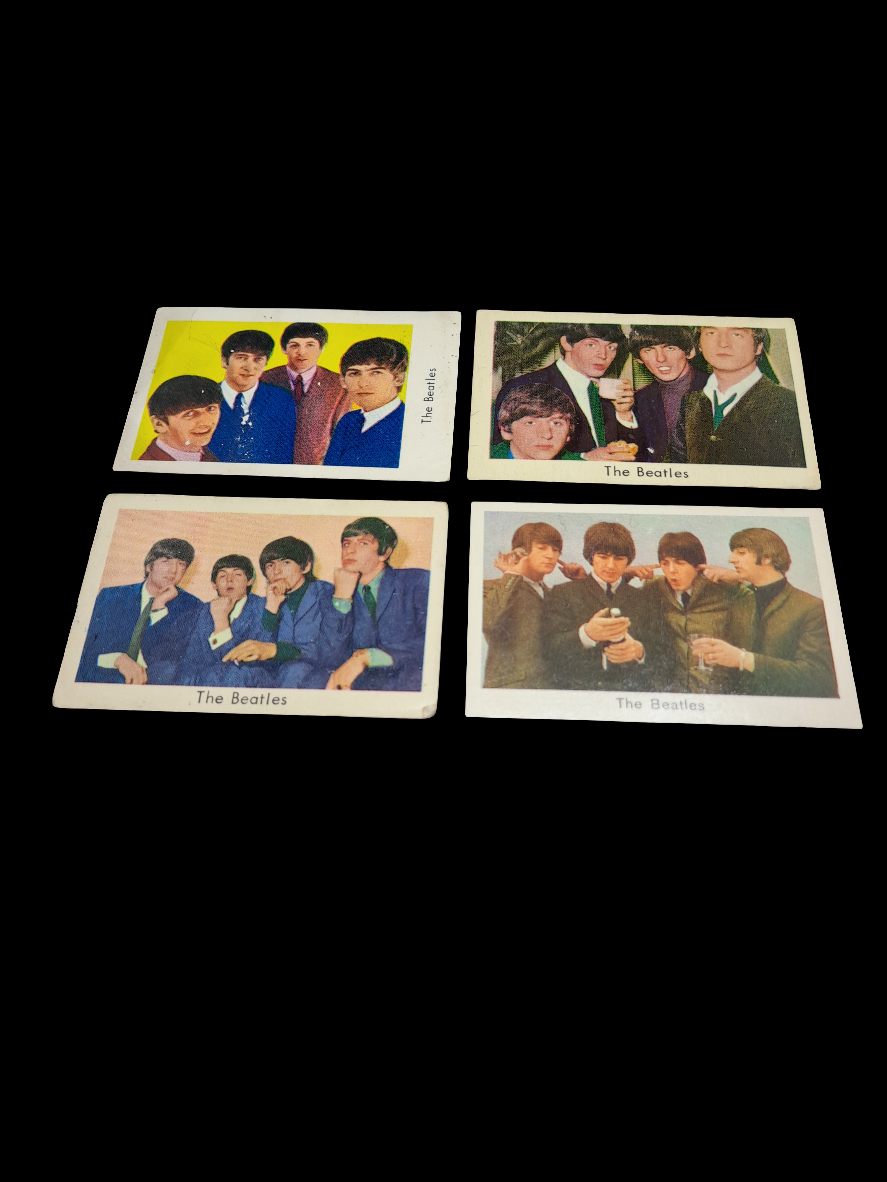 Beatles Trading Cards. 4 pcs.