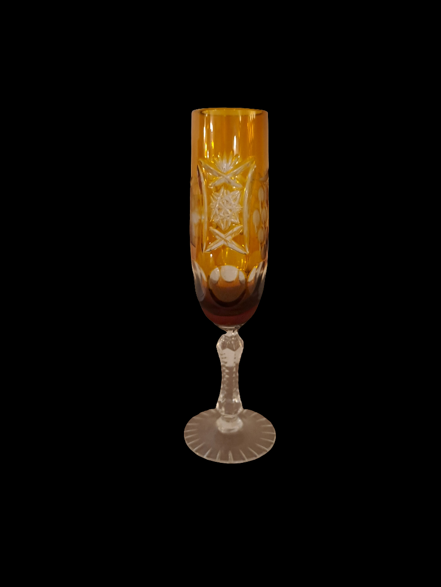 Bohemian Champagne Flute