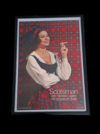 Advertising poster Scotsman/Tobacco
