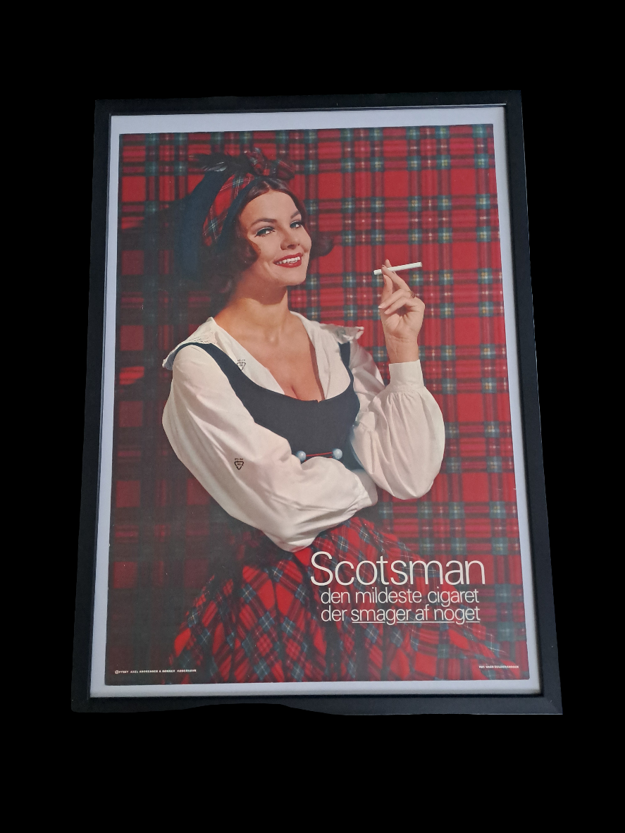 Advertising poster Scotsman/Tobacco