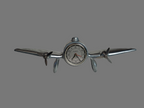 Art Deco Aeroplane Clock