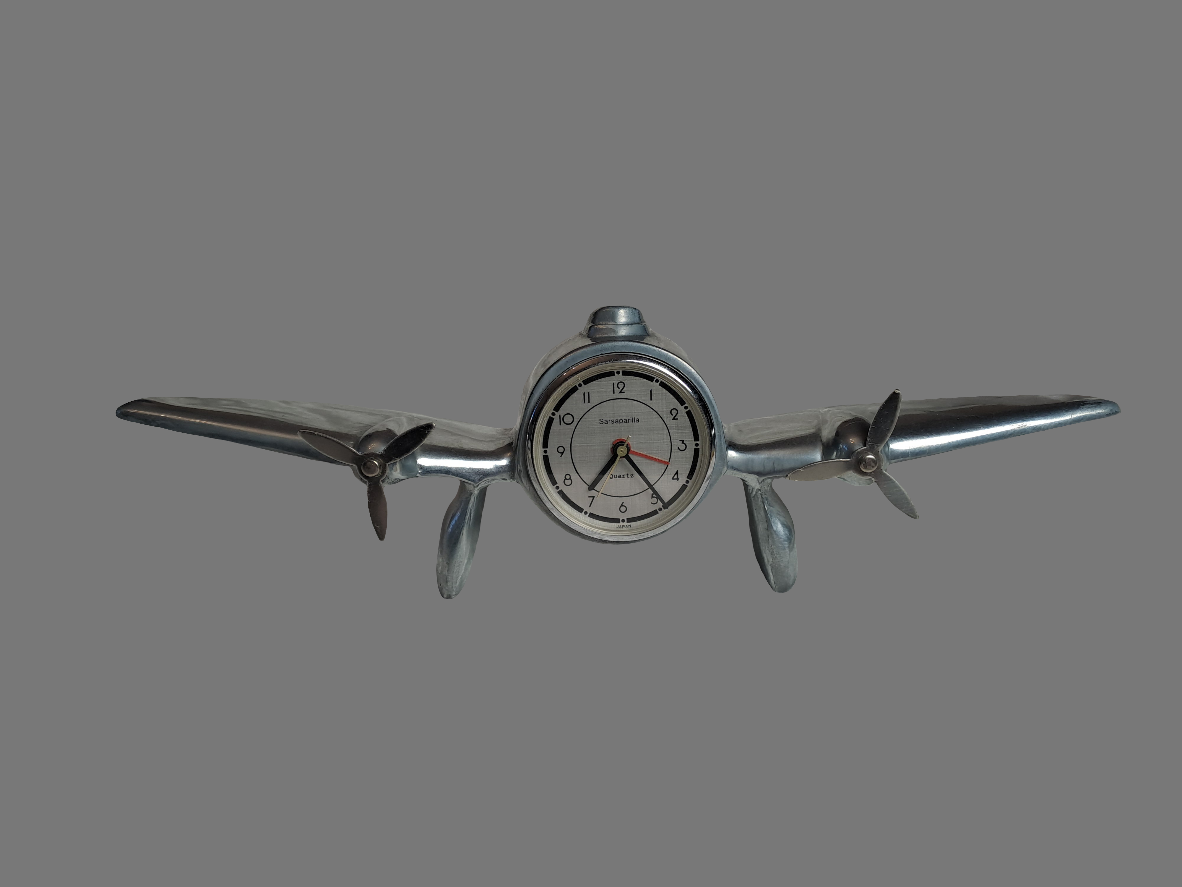 Art Deco Aeroplane Clock