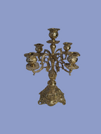 Candelabre in Brass/5-armet Kandelaber i Messing.