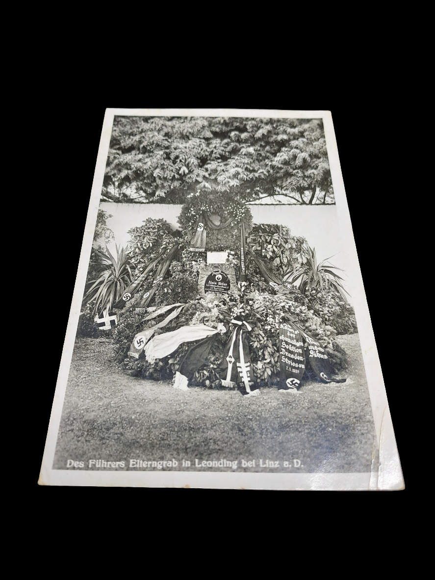 AH Parents' Grave. Postcard.