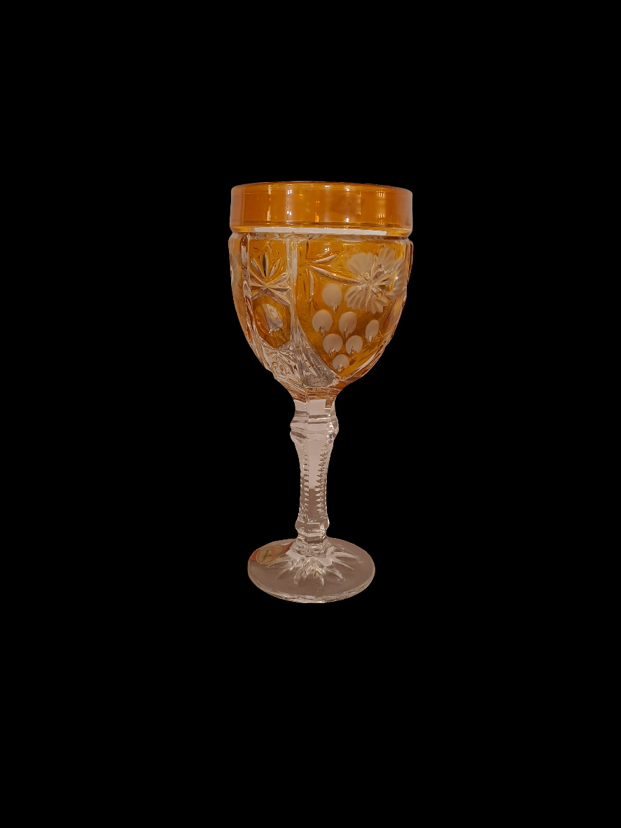 Bohemian Wine Glass