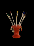 German Vintage Coctail Forks/Retro Coctail Gafler