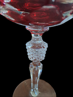 Bohemian Crystal Red Wine Glass