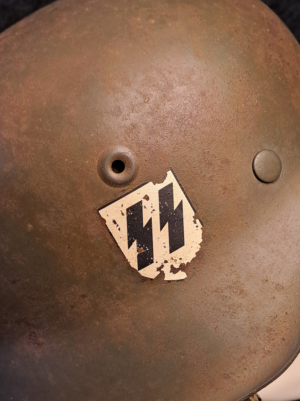 WW2 M42 Waffen SS Steel Helmet / WW2 M42 SS Stålhjelm