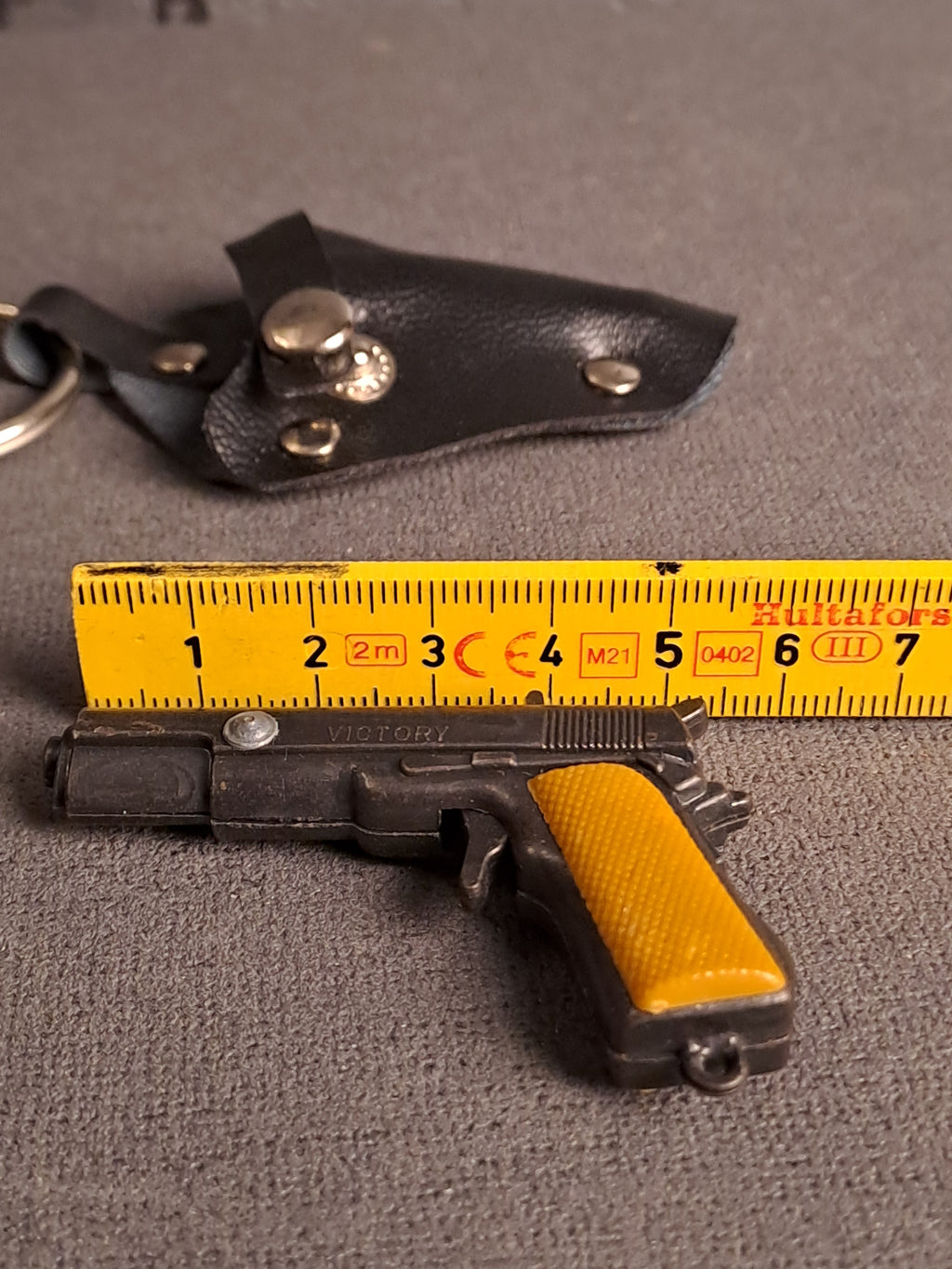 Vintage Key Ring Revolver in Holster 1970's