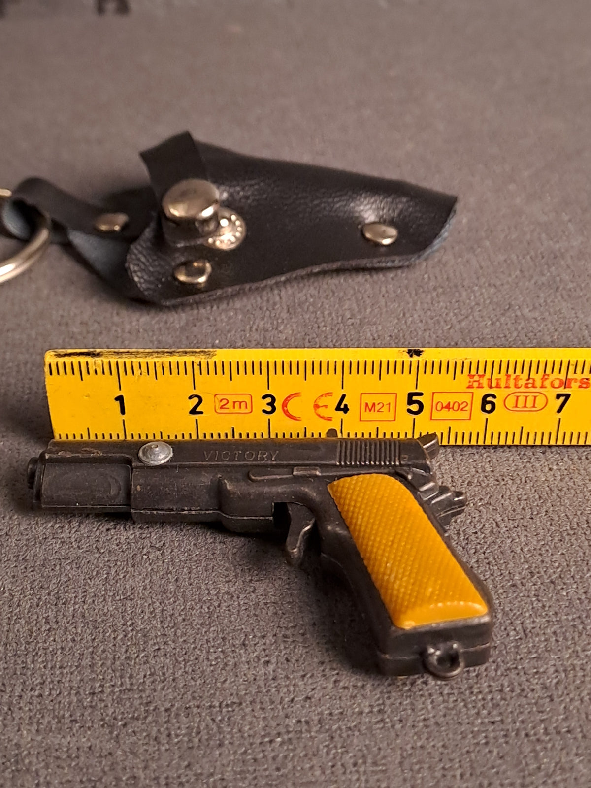 Vintage Key Ring Revolver in Holster 1970's