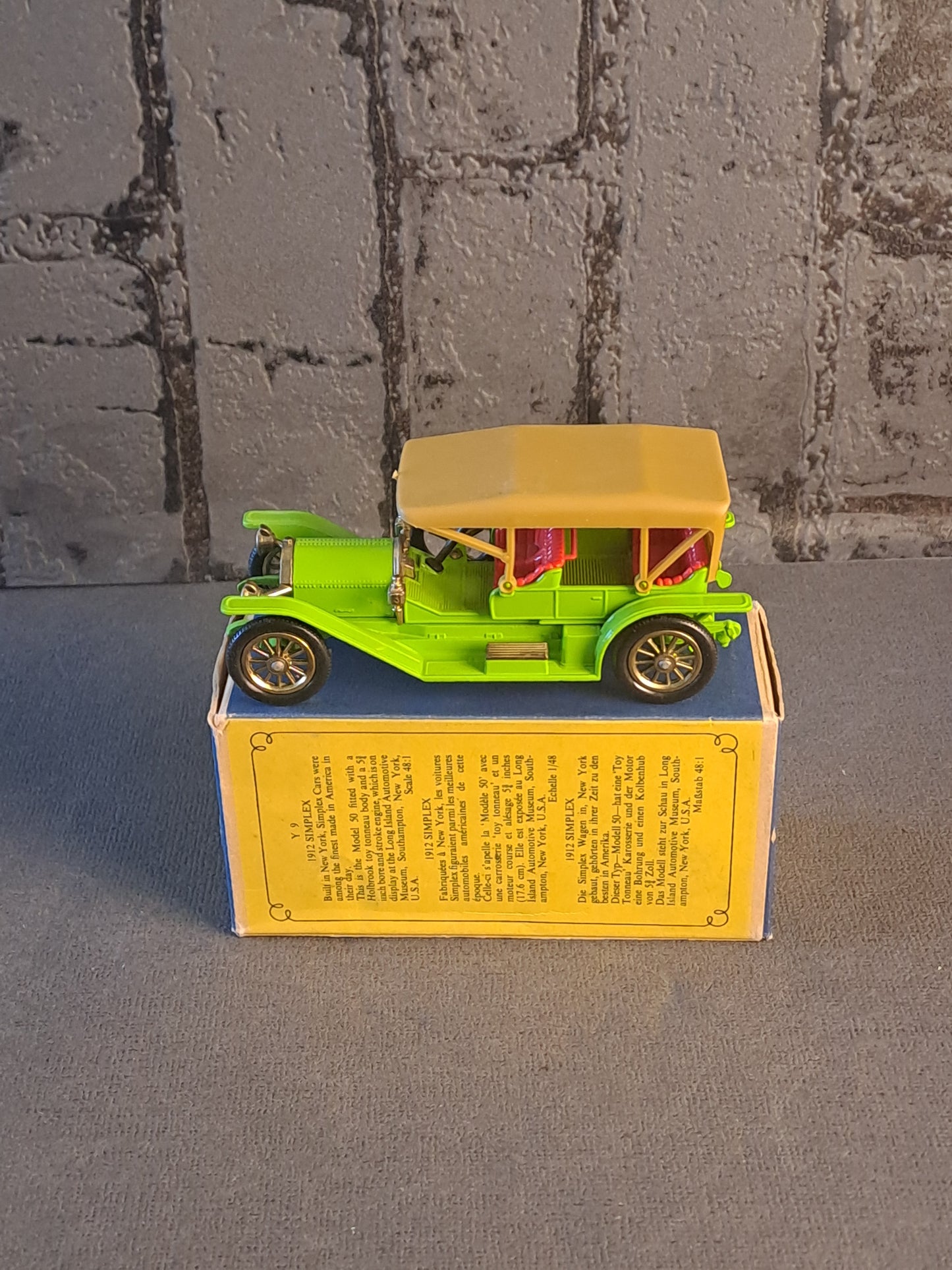 Matchbox Models of Yesteryear 1912 Simplex