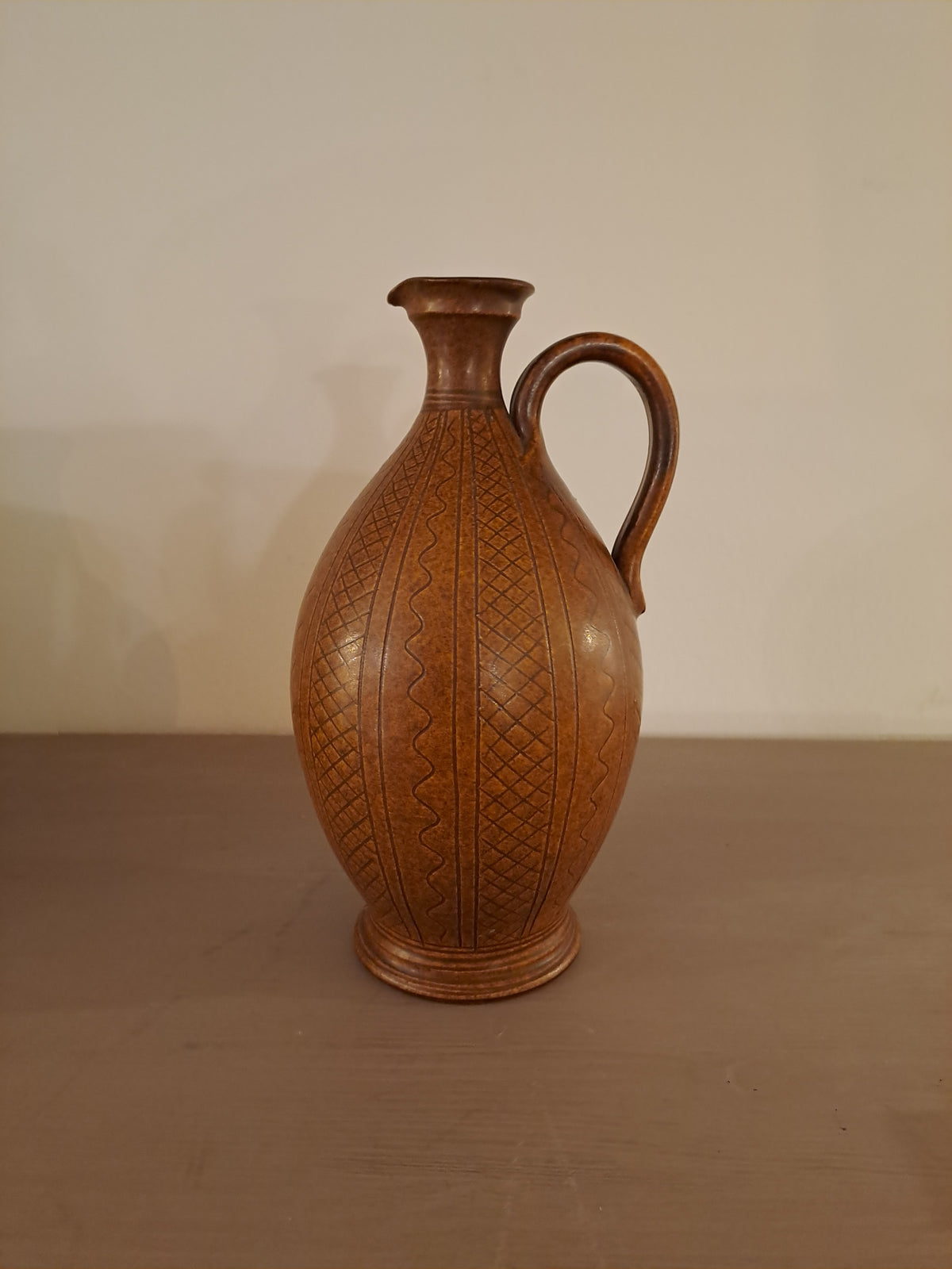 Brown little jug