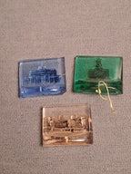 WHW Glass Ornaments x3 / WHW Glas Ornamenter x3