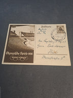 WW2 Postcard Olympische Spiele 1936