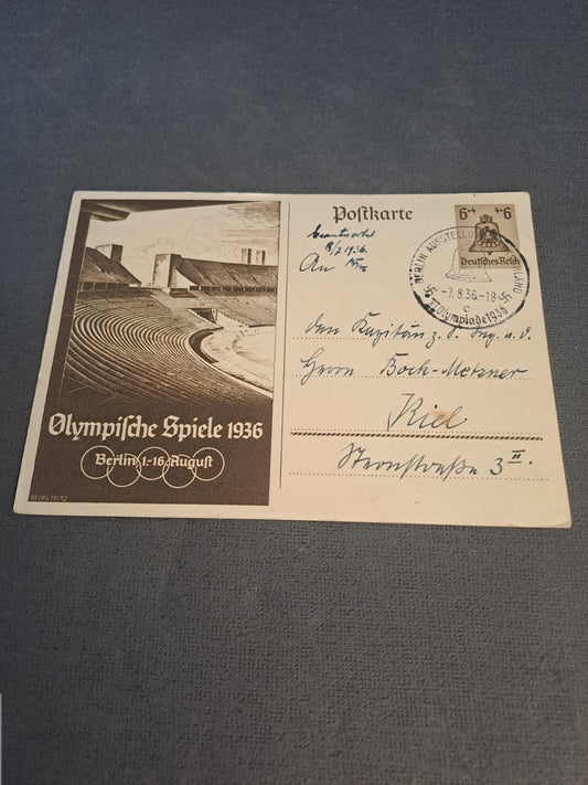 WW2 Postcard Olympische Spiele 1936