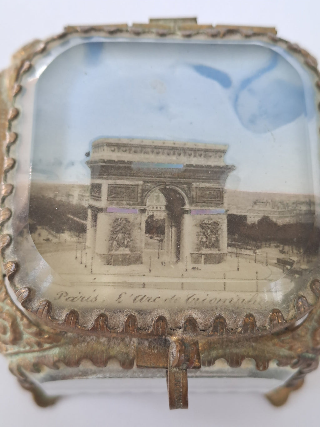 French Antique Ormolu Jewelry Box
