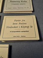 Vintage Fotohæfter fra Danske Lokaliteter