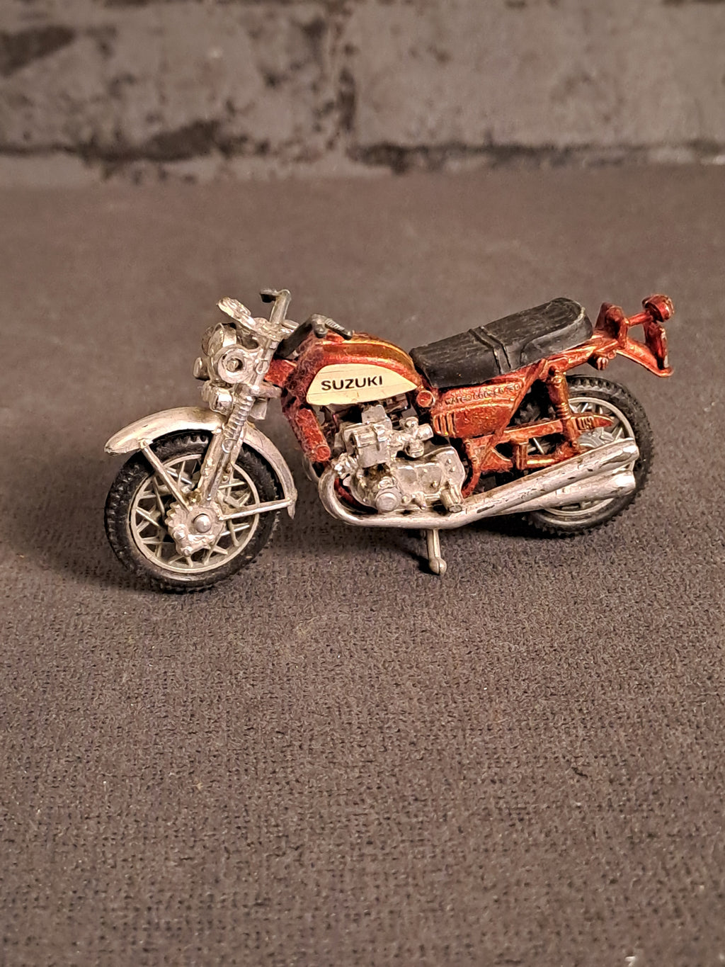 Die Cast Motorcycle Suzuki GT750 1980's