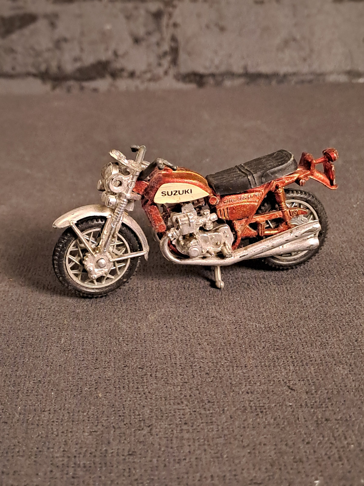 Die Cast Motorcycle Suzuki GT750 1980's