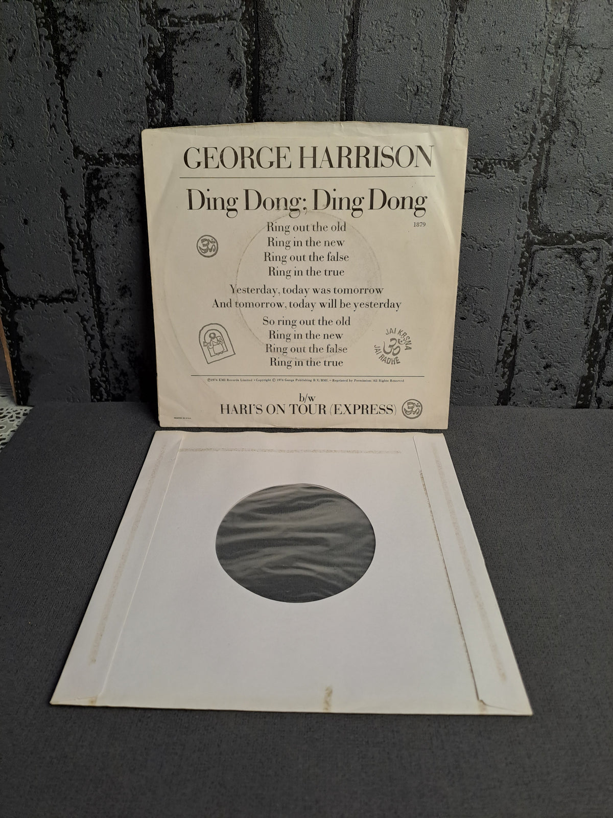 George Harrison Ding Dong; Ding Dong Single 1974