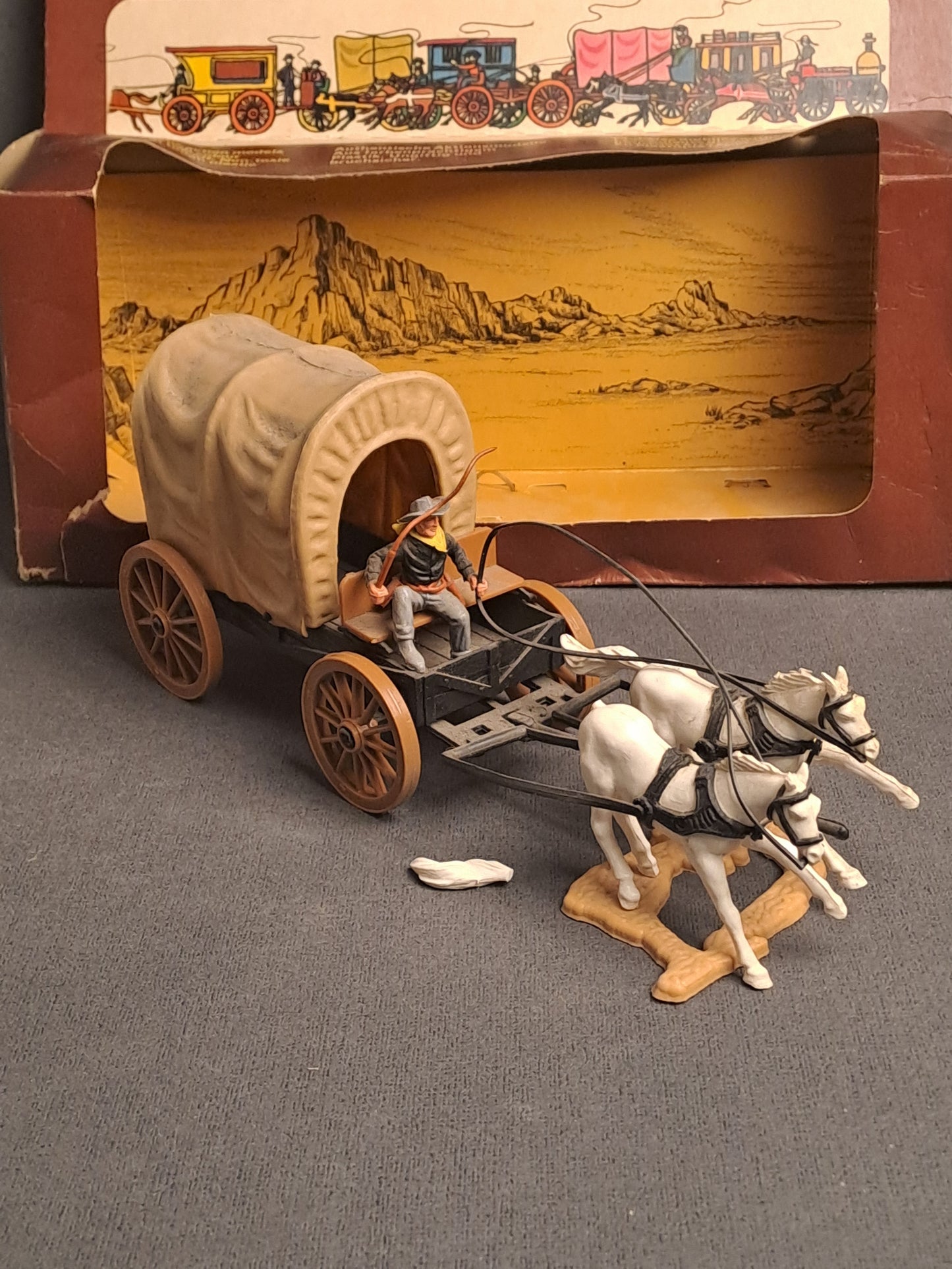 Timpo Toys Wild West Wagon / Timpo Toys Prærievogn