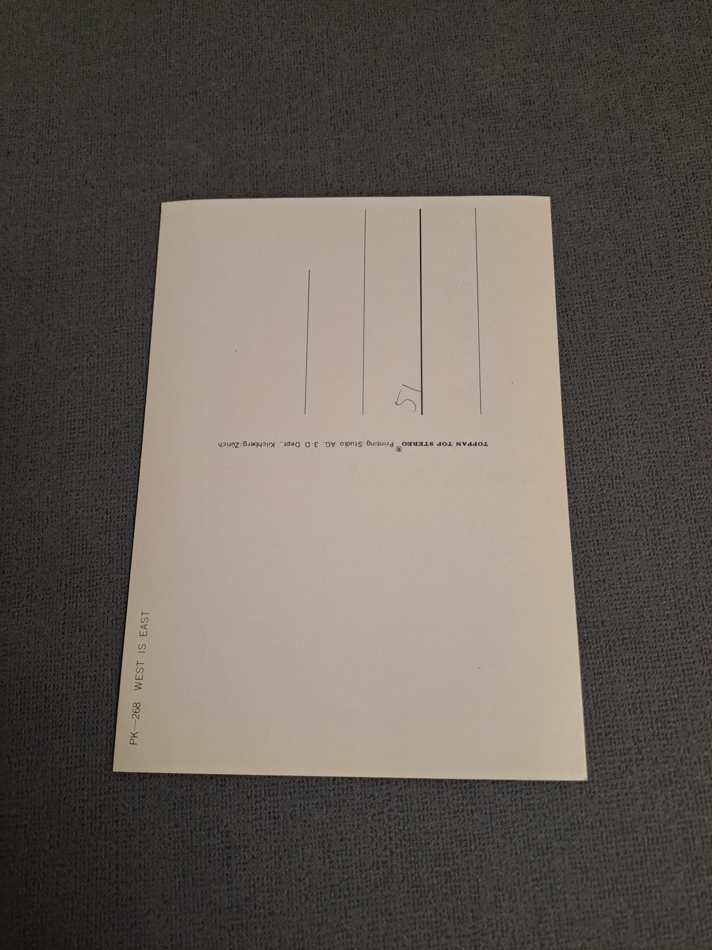 Vintage Erotic Postcard with Changing Effect / Vintage Erotisk Postkort med Skiftende Effekt