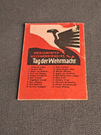 WHW Knight Cross Mini Booklet Hellmuth Arpke / WHW Ridderkors Hellmuth Arpke