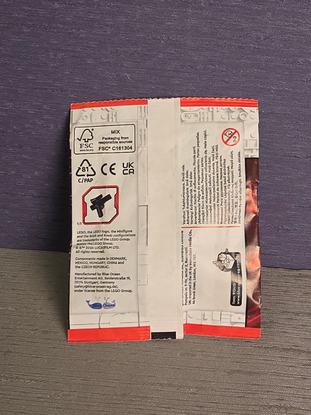 Star Wars Lego Minifig Tie Pilot