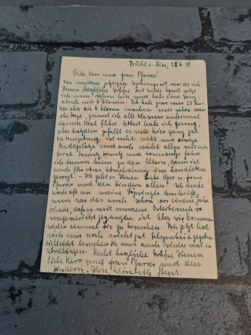 WW2 Postcard