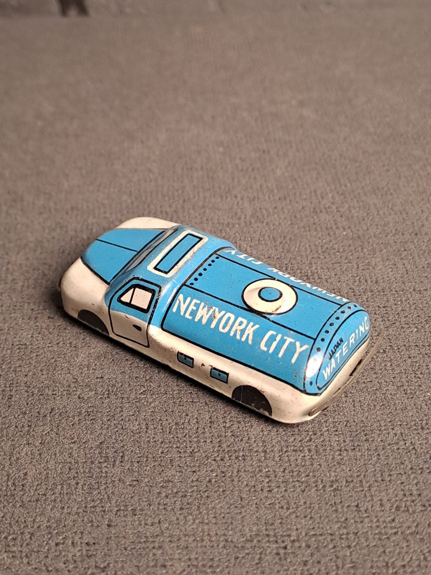 Tin Lithographic Fire Truck 1950's m / Litografisk Blik Brandbil 1950'erne