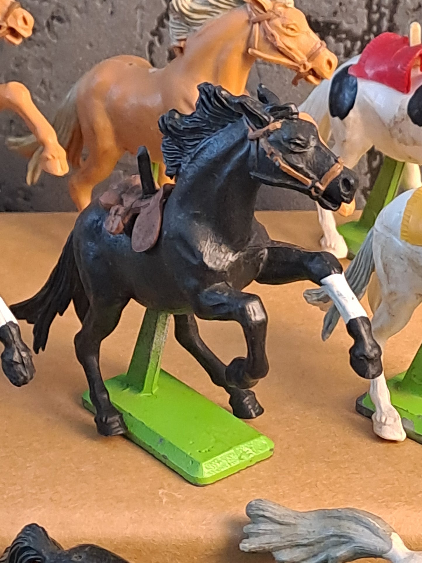 Britains Deetail Wild West Horses x18 / Britains Deetail Vilde Vesten Heste x18