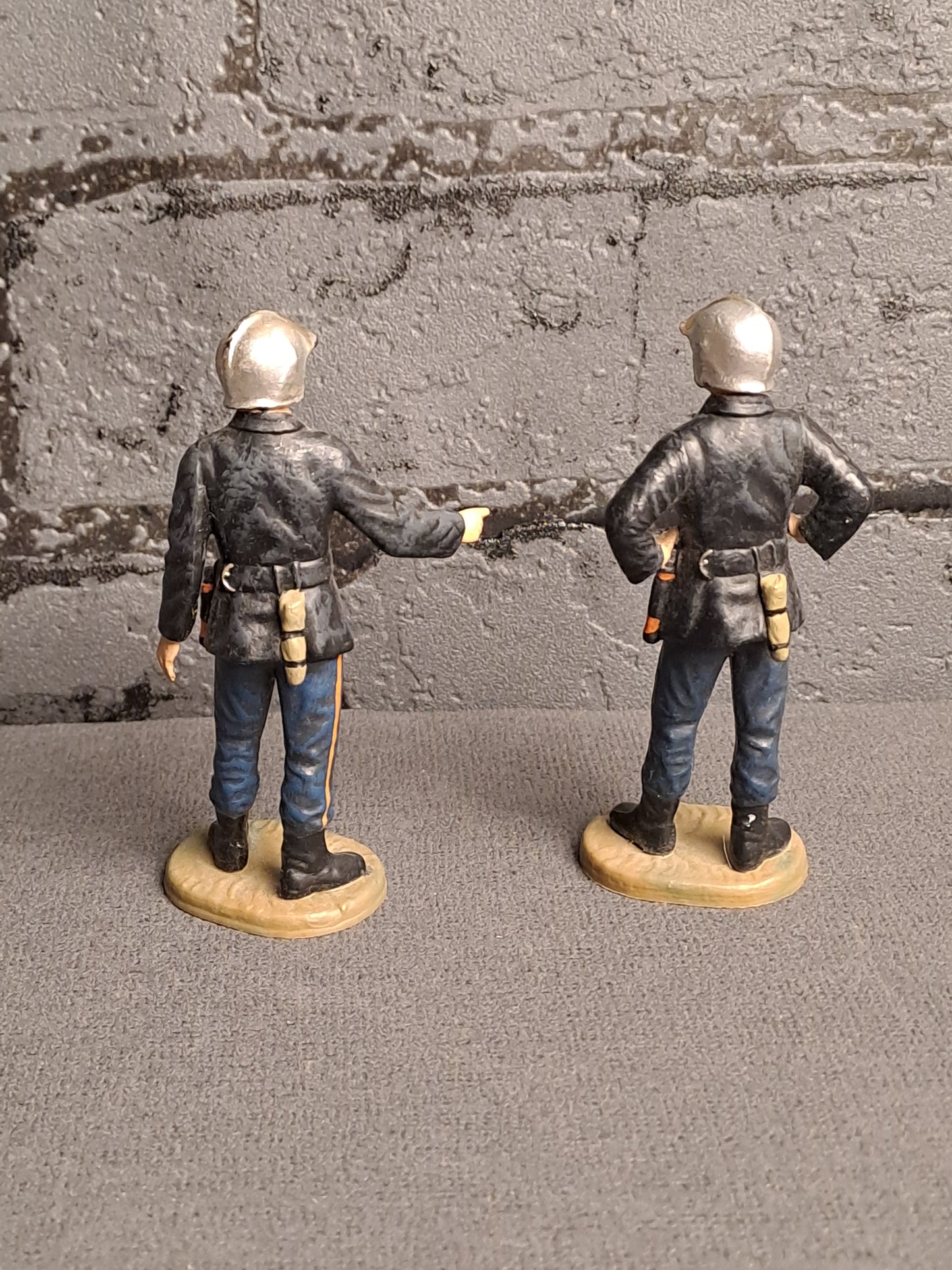 Elastolin Fire Brigade x2 / Elastolin Brandmænd x2