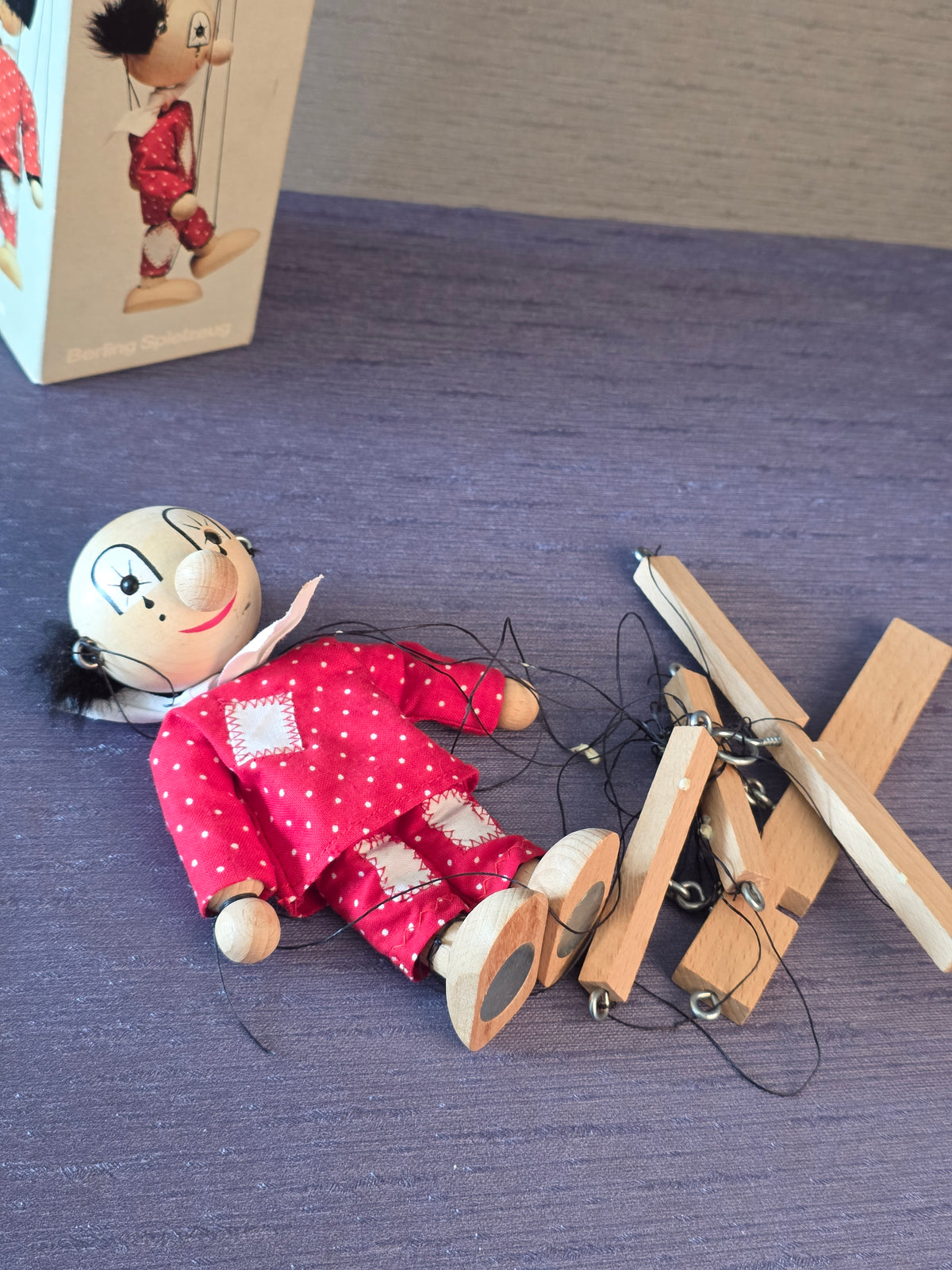 Lufthansa marionette from Berlin Spielzeug