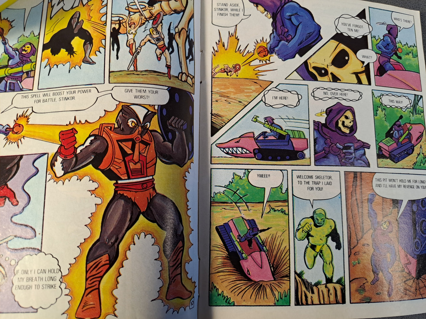 Masters Of The Universe Comic The Stench of Evil! 1984 /Masters Of The Universe Tegneserie The Stench of Evil! 1984