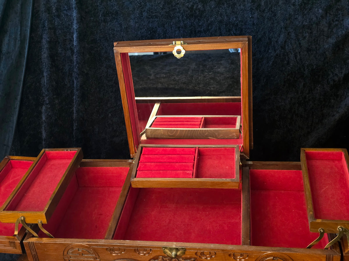 Chinese Vintage Large Jewelry Box