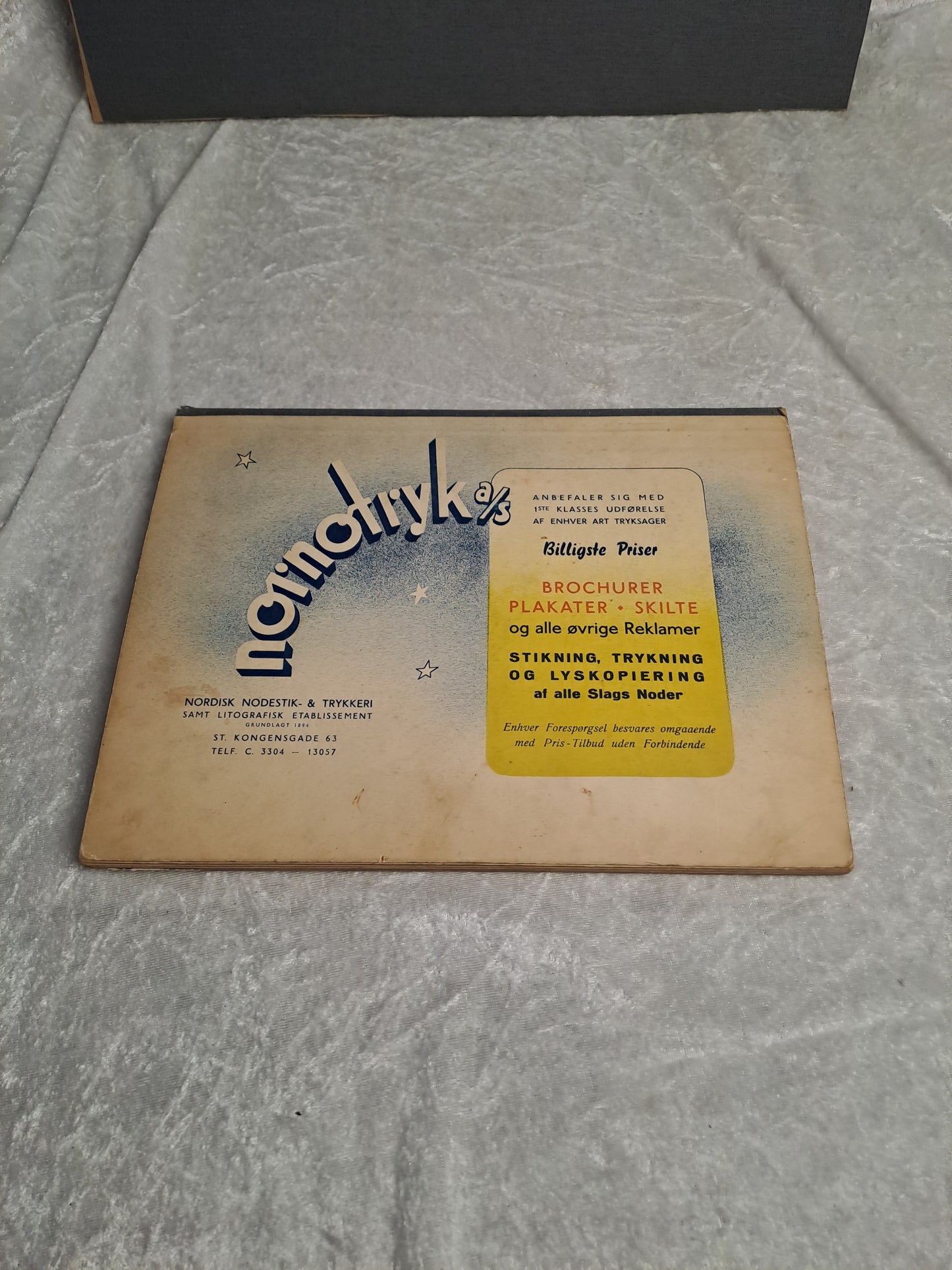 Vintage Film Præsentations 3D Bog 1950'erne