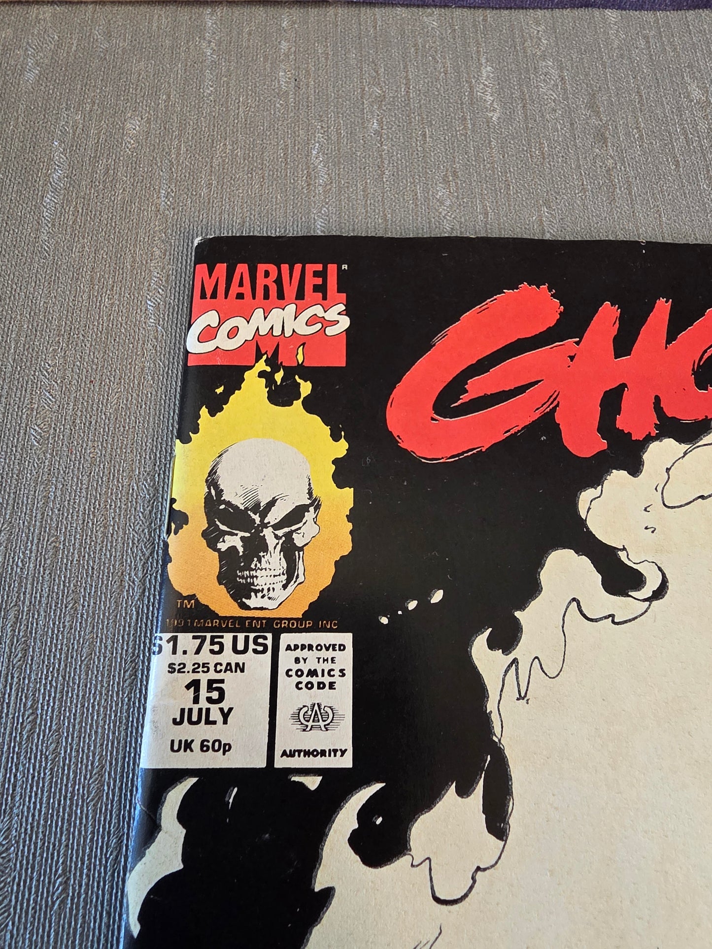 Marvel Ghost Rider #15 July 1991