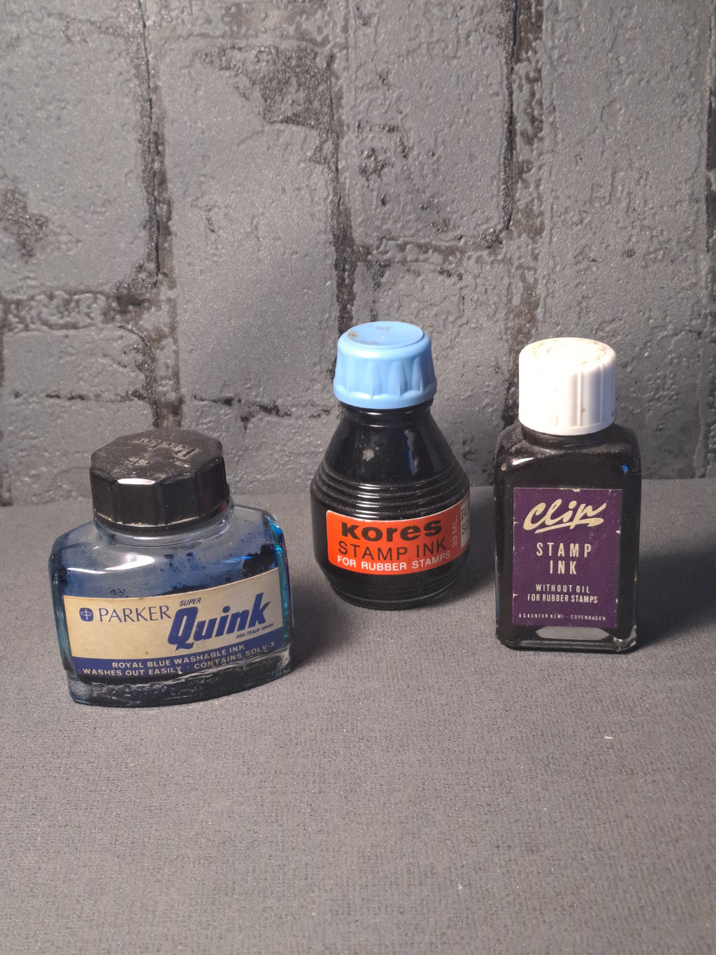 Vintage Ink Bottles