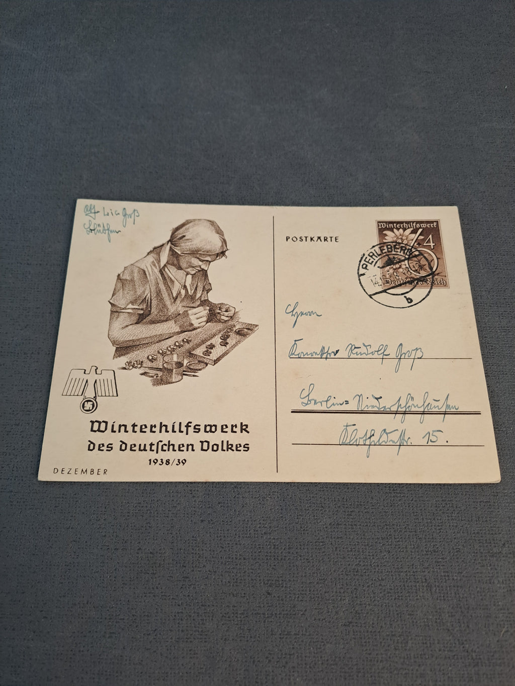 WWII Postcard WHW
