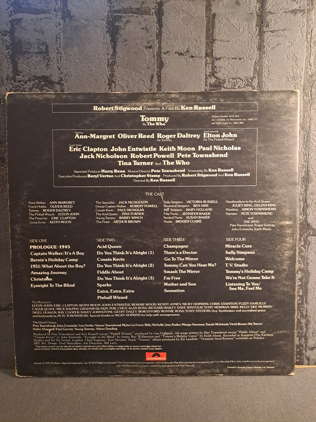 Tommy The Movie Double Album 1975