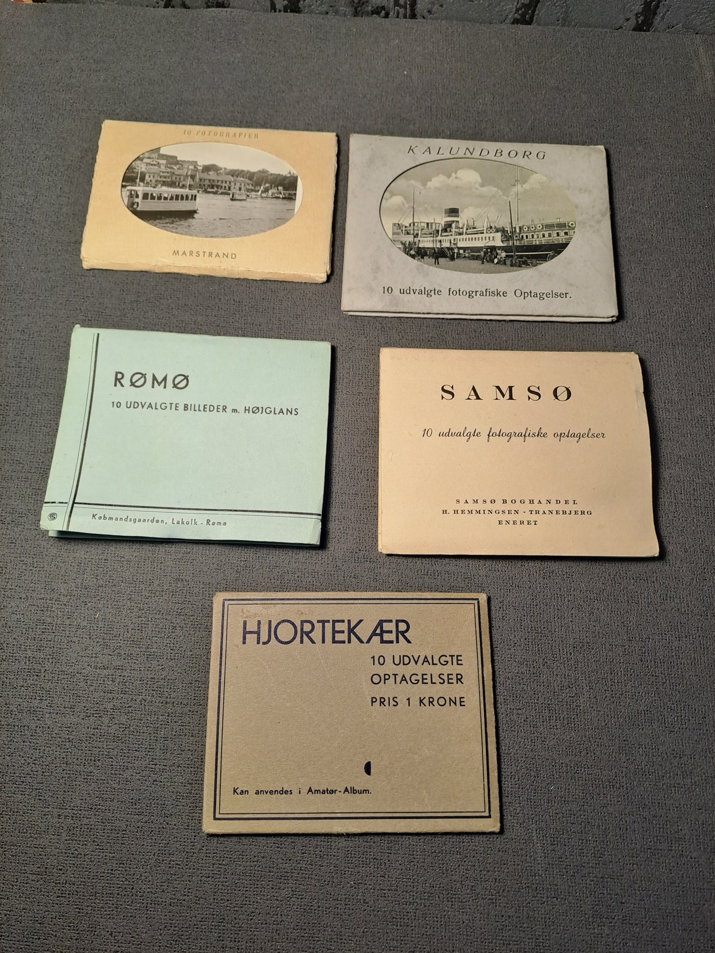 5 Foto Hæfter fra Danske Lokaliteter