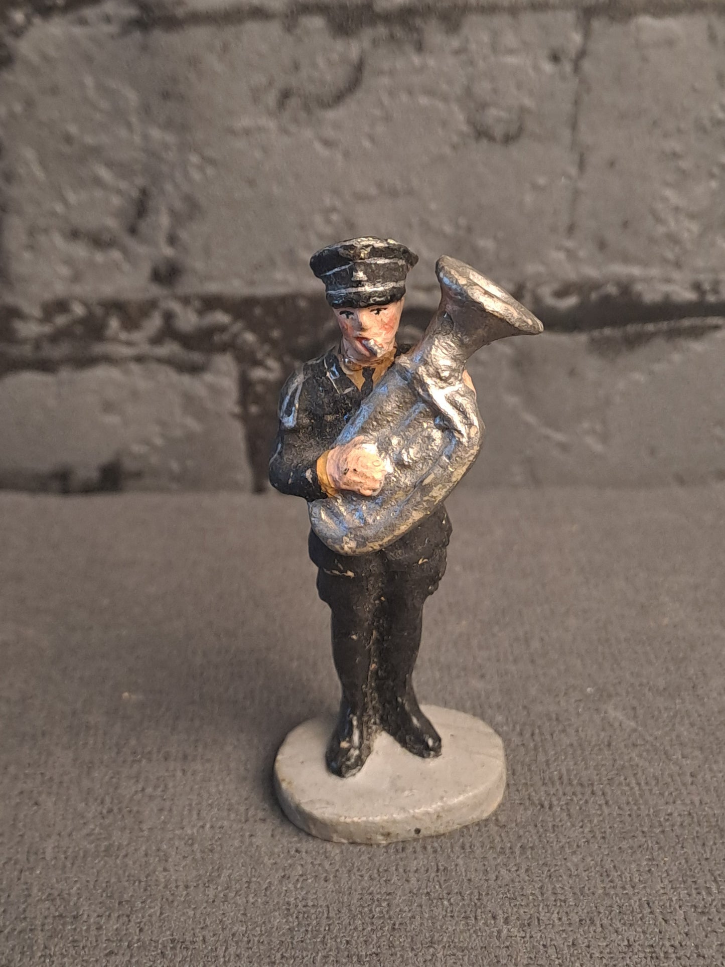 Elastolin SS Musician with Horn / Elastolin SS Musiker med Horn