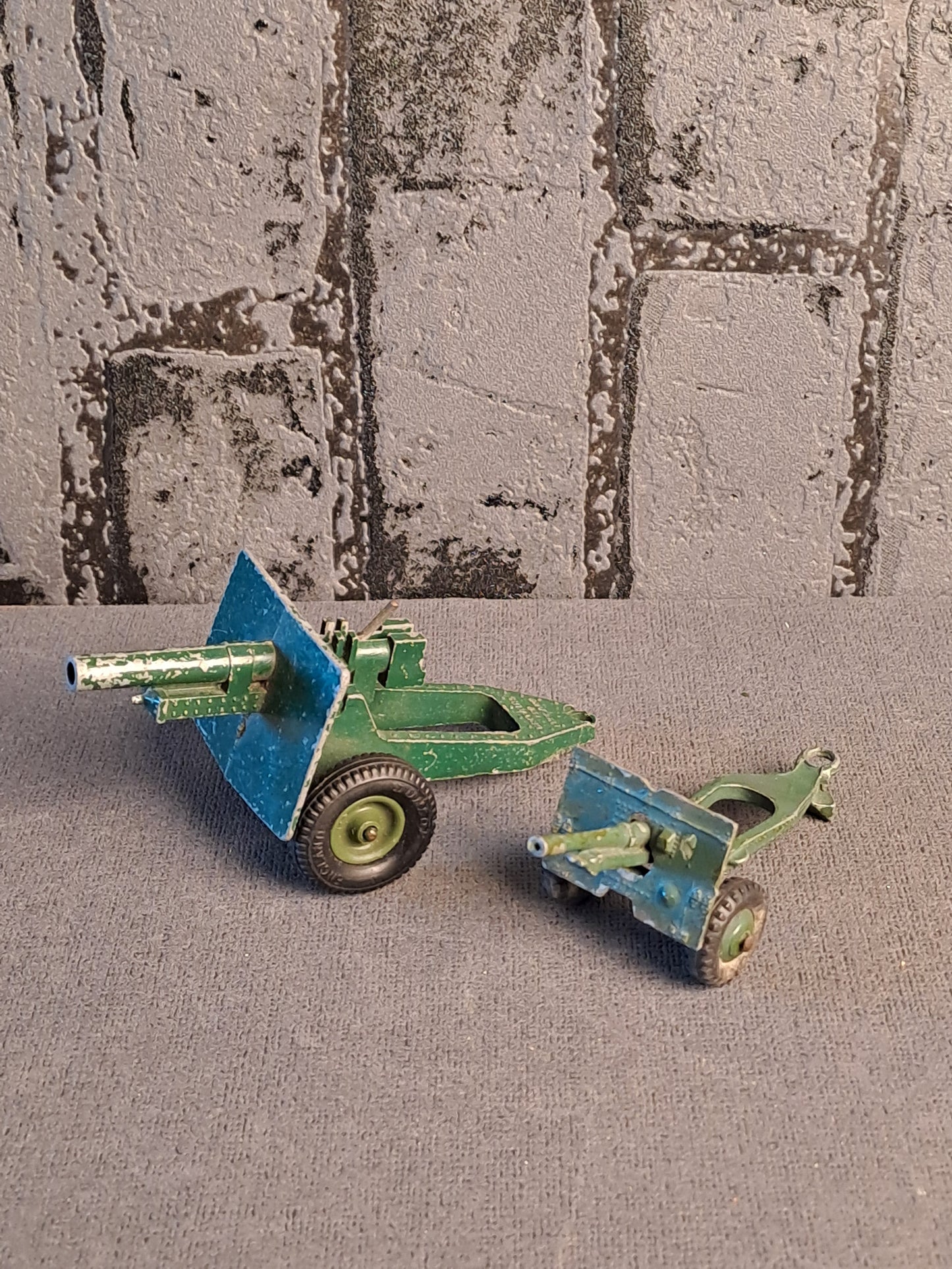 Dinky and Britains Canons