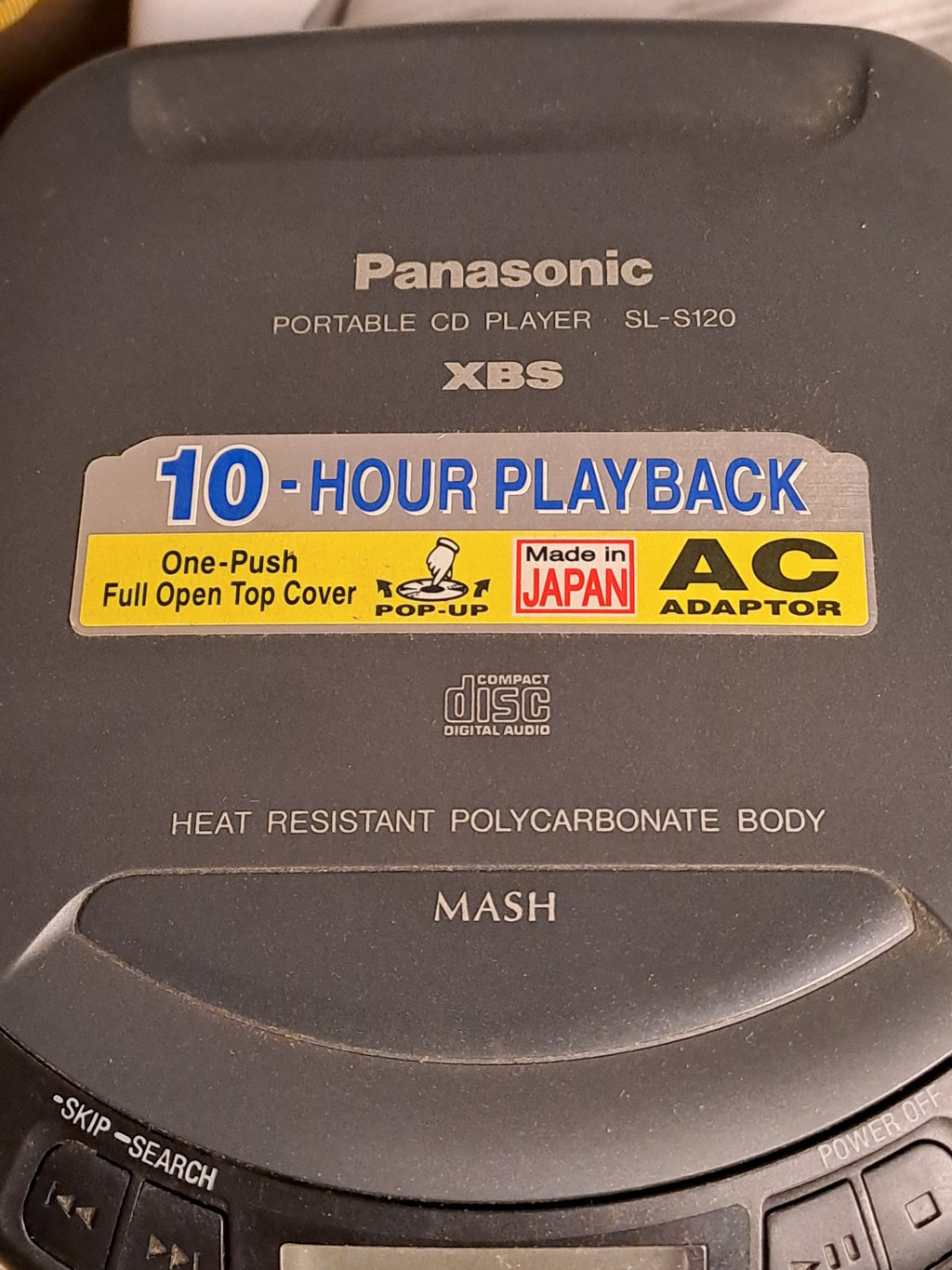 Vintage Philips Portable CD Player ACT7582 Prod.year: 2000 / Vintage Philips Discman Prod.år: 2000