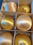 Vintage Satin Christmas Baubles