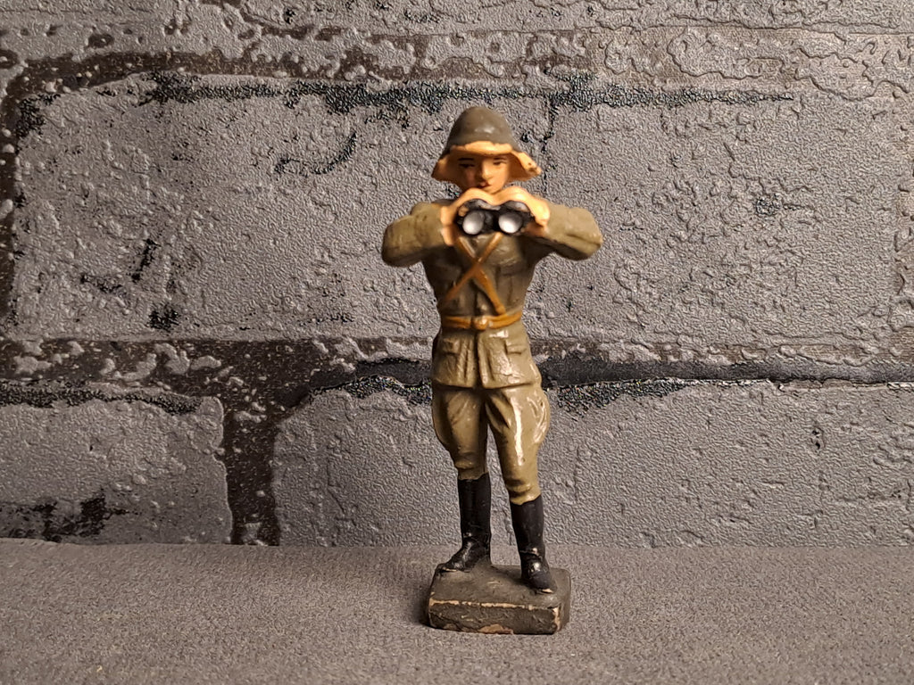 Lineol Rare Danish Officer with Binoculars