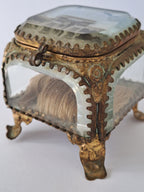 French Antique Ormolu Jewelry Box